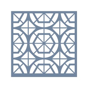 EHDM01 Fayans Model Home Dekor 25x25 Stencil
