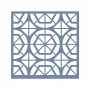 EHDM01 Fayans Model Home Dekor 25x25 Stencil