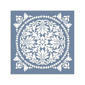 EHDM02 Fayans Model Home Dekor 25x25 Stencil