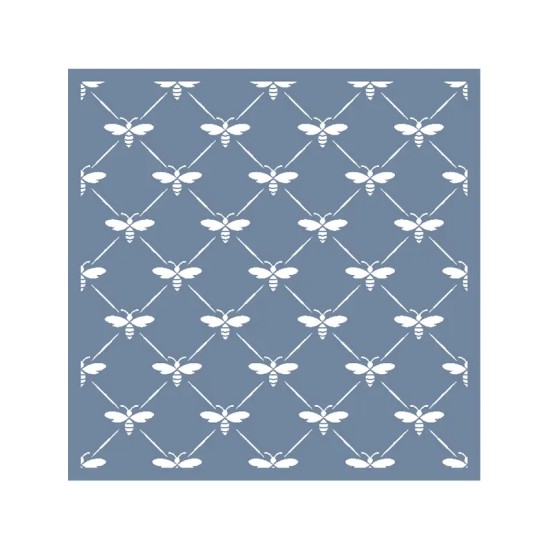 EHDM05 Arı Model Home Dekor 25x25 Stencil