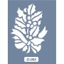 D08 Yılbaşı Çiçeği Model D Serisi Stencil 15x20cm