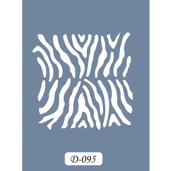 D95 Zebra Model D Serisi Stencil 15x20cm