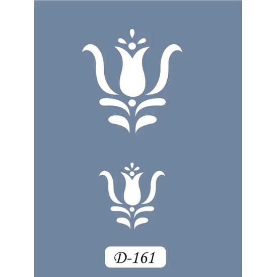 D161 Lale Model D Serisi Stencil 15x20cm