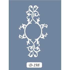 D198 Fayan Model D Serisi Stencil 15x20cm