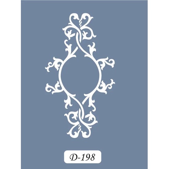 D198 Fayan Model D Serisi Stencil 15x20cm