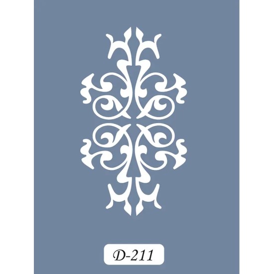 D211 Fayans Model D Serisi Stencil 15x20cm