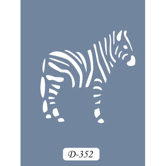 D352 Zebra Model D Serisi Stencil 15x20cm