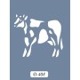 D408 İnek Model D Serisi Stencil 15x20cm