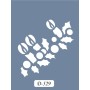 D529 Mum Model D Serisi Stencil 15x20cm