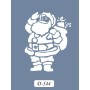 D544 Noel Baba Model D Serisi Stencil 15x20cm
