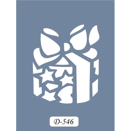 D546 Hediye Paketi Model D Serisi Stencil 15x20cm