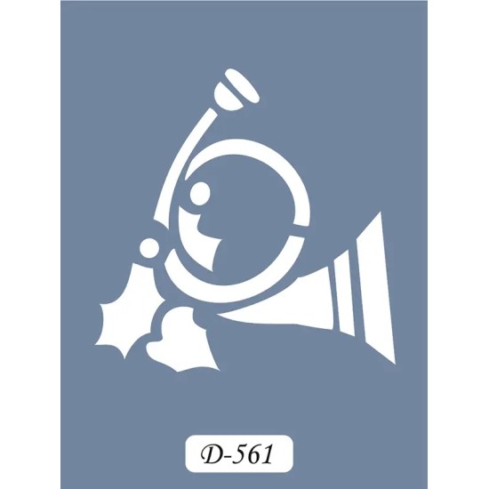 D561 Borazan Model D Serisi Stencil 15x20cm