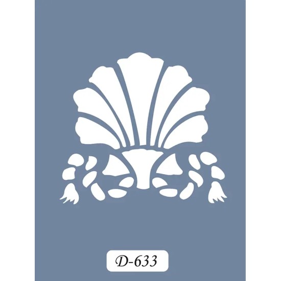 D633 İstiridye Model D Serisi Stencil 15x20cm