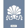 D633 İstiridye Model D Serisi Stencil 15x20cm