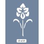 D658 Çiçek Model D Serisi Stencil 15x20cm