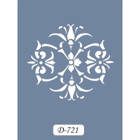 D721 Fayans Model D Serisi Stencil 15x20cm