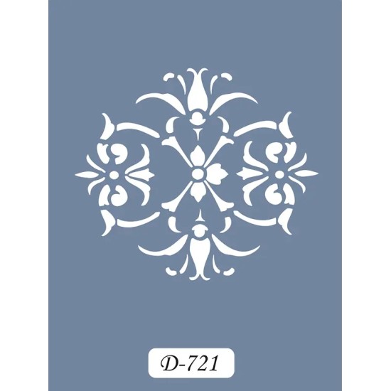 D721 Fayans Model D Serisi Stencil 15x20cm