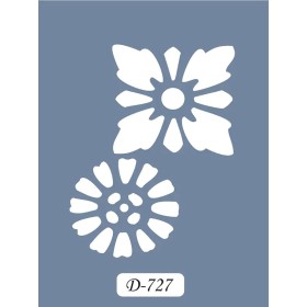 D727 Fayans Model D Serisi Stencil 15x20cm