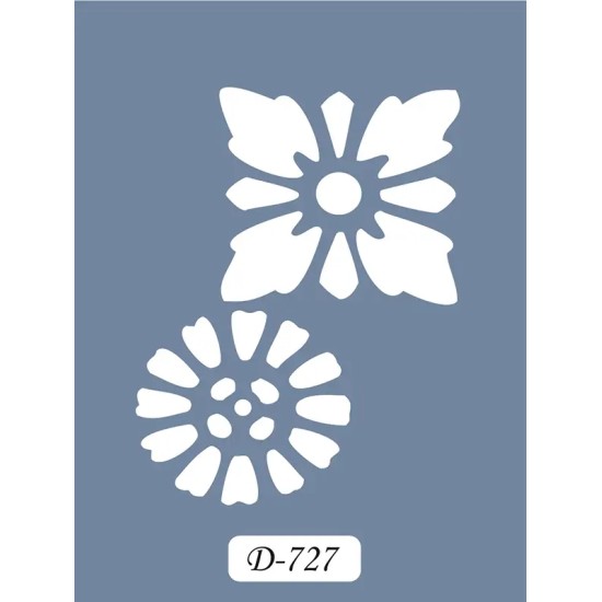 D727 Fayans Model D Serisi Stencil 15x20cm