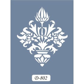 D802 Göbek Model D Serisi Stencil 15x20cm