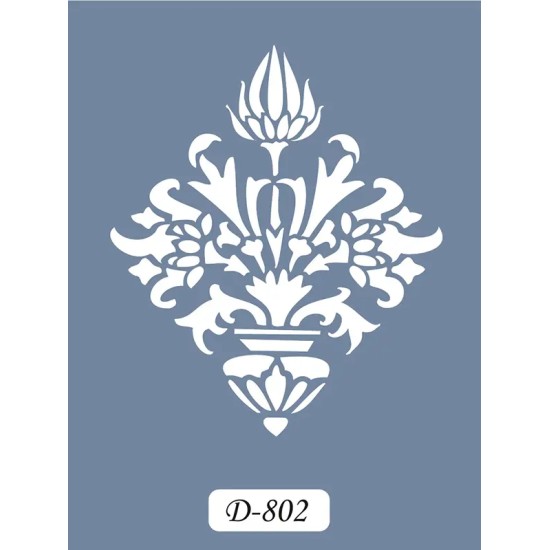 D802 Göbek Model D Serisi Stencil 15x20cm