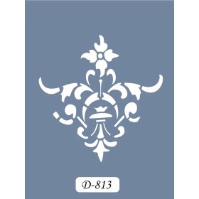 D813 Göbek Model D Serisi Stencil 15x20cm