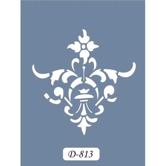 D813 Göbek Model D Serisi Stencil 15x20cm