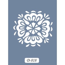 D818 Fayans Model D Serisi Stencil 15x20cm