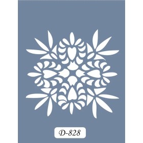 D828 Fayans Model D Serisi Stencil 15x20cm