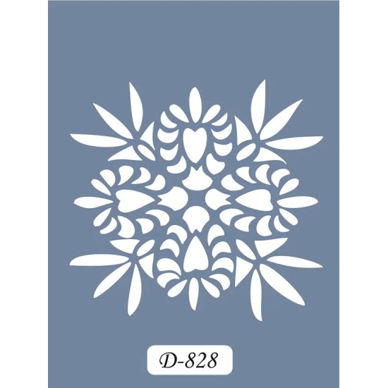 D828 Fayans Model D Serisi Stencil 15x20cm
