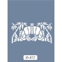 D872 Palmiye Model D Serisi Stencil 15x20cm