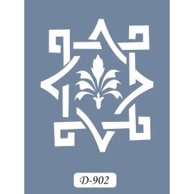 D902 Göbek Model D Serisi Stencil 15x20cm