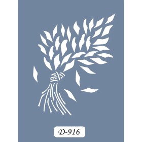 D916 Buket Model D Serisi Stencil 15x20cm