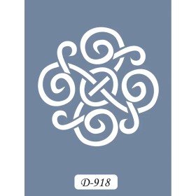 D918 Göbek Model D Serisi Stencil 15x20cm