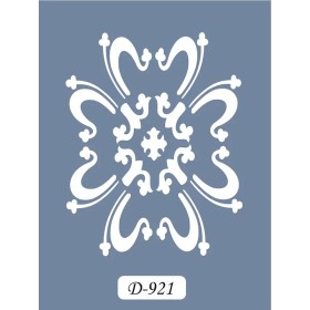 D921 Fayans Model D Serisi Stencil 15x20cm
