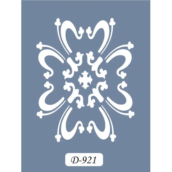 D921 Fayans Model D Serisi Stencil 15x20cm