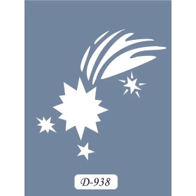 D938 YılDz Model D Serisi Stencil 15x20cm