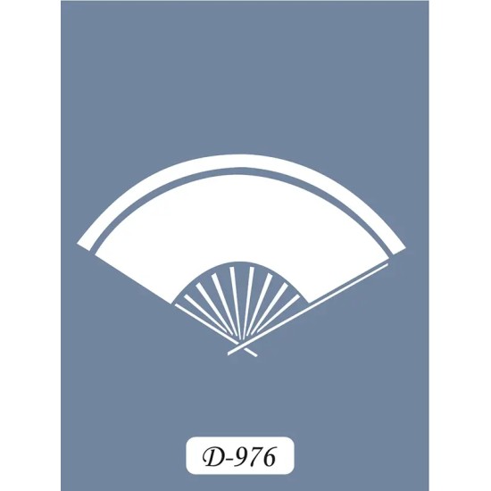 D976 Yelpaze Model D Serisi Stencil 15x20cm