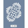D1003 Göbek Model D Serisi Stencil 15x20cm