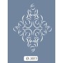 D1055 Göbek Model D Serisi Stencil 15x20cm