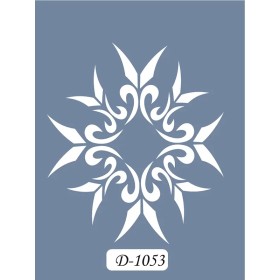 D1053 Fayans Model D Serisi Stencil 15x20cm