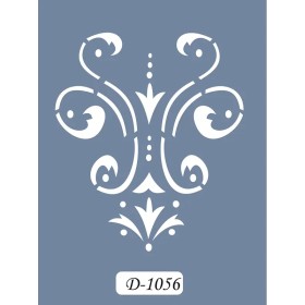 D1056 Göbek Model D Serisi Stencil 15x20cm