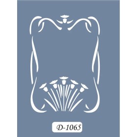 D1065 Çerçeve Model D Serisi Stencil 15x20cm