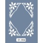 D1066 Çerçeve Model D Serisi Stencil 15x20cm