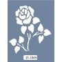D1069 Gül Model D Serisi Stencil 15x20cm