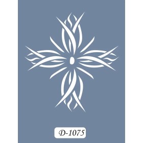 D1075 Fayans Model D Serisi Stencil 15x20cm