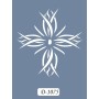 D1075 Fayans Model D Serisi Stencil 15x20cm