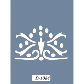 D1084 Bordür Model D Serisi Stencil 15x20cm