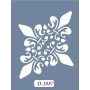 D1087 Göbek Model D Serisi Stencil 15x20cm