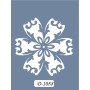 D1088 Göbek Model D Serisi Stencil 15x20cm